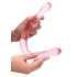 Dilyana - Double Jelly Dildo Real Rock Crystal Clear 17" Pink [1]