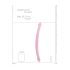 Dilyana - Double Jelly Dildo Real Rock Crystal Clear 17" Pink [2]