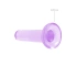 **Real Color- Real Rock Flexible Jelly Dildo 5" Purple [2]