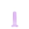 **Real Color- Real Rock Flexible Jelly Dildo 5" Purple