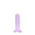 **Real Color- Real Rock Flexible Jelly Dildo 5" Purple **Real Color- Real Rock Flexible Jelly Dildo 5" Purple
