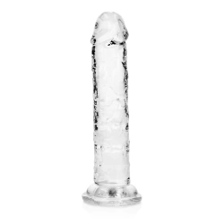 Irina Jelly Dildo Real Rock Crystal Clear 6" transparent
