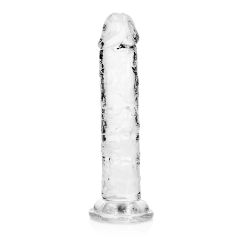 Irina Jelly Dildo Real Rock Crystal Clear 6" transparent