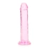 Irina Jelly Dildo Real Rock Crystal Clear 6" Pink [1]