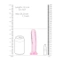 Irina Jelly Dildo Real Rock Crystal Clear 6" Pink [5]