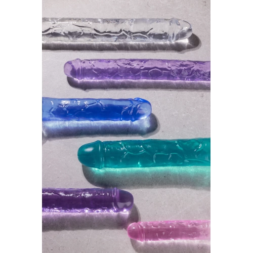 Irina Jelly Dildo Real Rock Crystal Clear 6" Pink [6]
