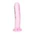 Irina Jelly Dildo Real Rock Crystal Clear 6" Pink