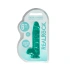 Realistic dildo with testicles Crystal Clear 17 cm. Turquoise [6]
