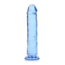 Irina Jelly Dildo Real Rock Crystal Clear 7" Blue