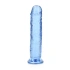 Irina Jelly Dildo Real Rock Crystal Clear 7" Blue [4]