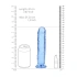 Irina Jelly Dildo Real Rock Crystal Clear 7" Blue [5]