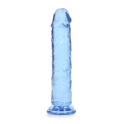 Irina Jelly Dildo Real Rock Crystal Clear 7" Blue