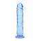 Irina Jelly Dildo Real Rock Crystal Clear 7" Blue