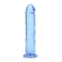 Irina Jelly Dildo Real Rock Crystal Clear 7" Blue