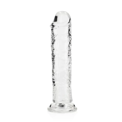 Irina Jelly Dildo Real Rock Crystal Clear 7" transparent