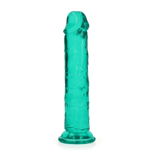 Irina Jelly Dildo Real Rock Crystal Clear 7" Turquoise [1]