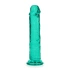 Irina Jelly Dildo Real Rock Crystal Clear 7" Turquoise [1]