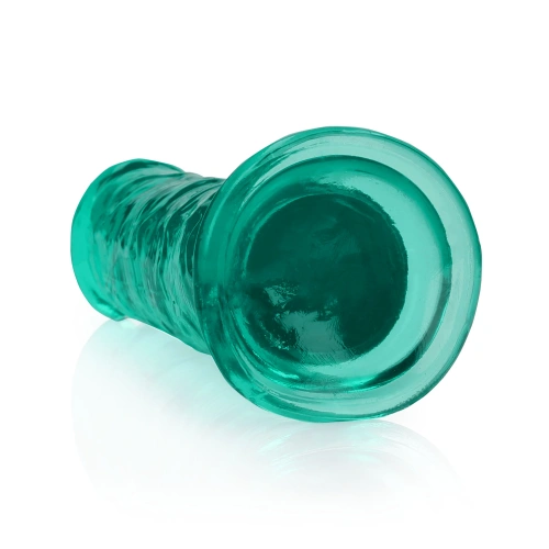 Irina Jelly Dildo Real Rock Crystal Clear 7" Turquoise [3]