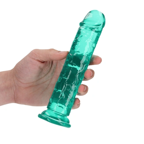 Irina Jelly Dildo Real Rock Crystal Clear 7" Turquoise [4]