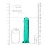 Irina Jelly Dildo Real Rock Crystal Clear 7" Turquoise [5]