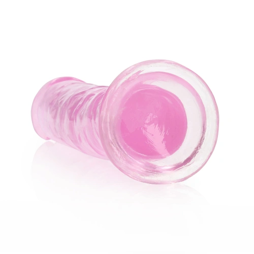 Irina Jelly Dildo Real Rock Crystal Clear 7" Pink [2]