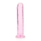 Irina Jelly Dildo Real Rock Crystal Clear 7" Pink