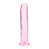 Irina Jelly Dildo Real Rock Crystal Clear 7" Pink
