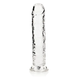 Irina Jelly Dildo Real Rock Crystal Clear 8" transparent