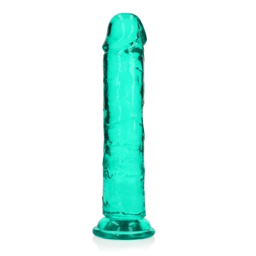 Irina Jelly Dildo Real Rock Crystal Clear 8" Turquoise [1]