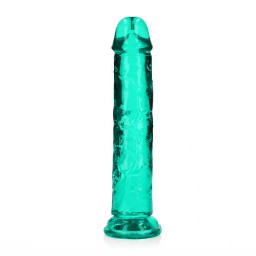 Irina Jelly Dildo Real Rock Crystal Clear 8" Turquoise [2]