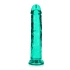 Irina Jelly Dildo Real Rock Crystal Clear 8" Turquoise [2]