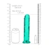 Irina Jelly Dildo Real Rock Crystal Clear 8" Turquoise [5]