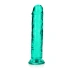 Irina Jelly Dildo Real Rock Crystal Clear 8" Turquoise