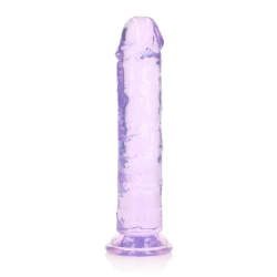 Irina Jelly Dildo Real Rock Crystal Clear 8" Purple