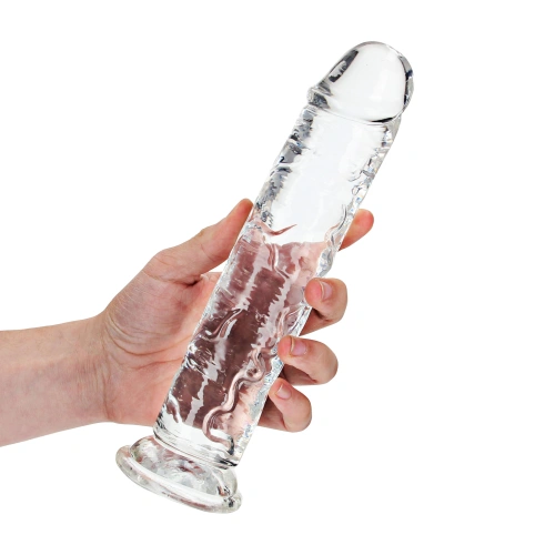 Irina Jelly Dildo Real Rock Crystal Clear 9" transparent [4]