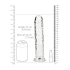 Irina Jelly Dildo Real Rock Crystal Clear 9" transparent [5]
