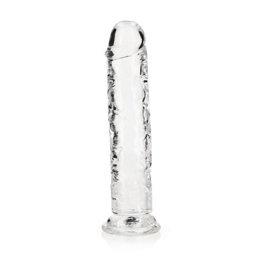 Irina Jelly Dildo Real Rock Crystal Clear 9" transparent