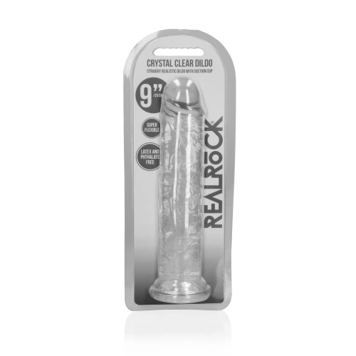 Irina Jelly Dildo Real Rock Crystal Clear 9" transparent [6]