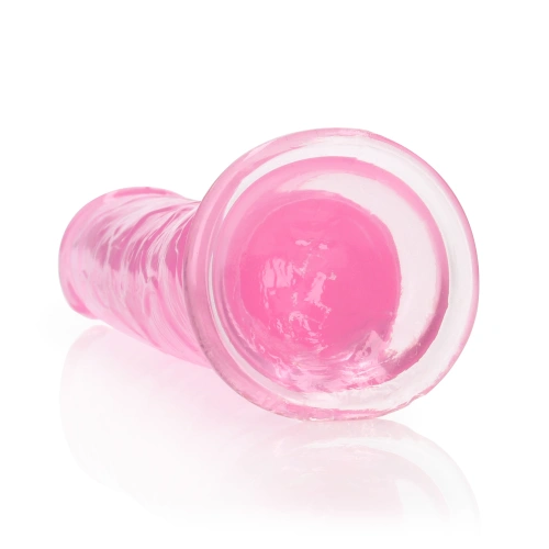 Irina Jelly Dildo Real Rock Crystal Clear 9" Pink [3]