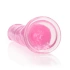 Irina Jelly Dildo Real Rock Crystal Clear 9" Pink [3]