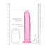 Irina Jelly Dildo Real Rock Crystal Clear 9" Pink [5]