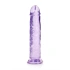 Irina Jelly Dildo Real Rock Crystal Clear 9" Purple [2]