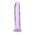 Irina Jelly Dildo Real Rock Crystal Clear 9" Purple