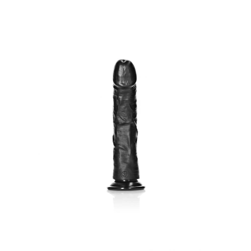 **Ju - Color - Real Rock Curved Large Realistic Dildo 10" Black [2]