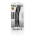 **Ju - Color - Real Rock Curved Large Realistic Dildo 10" Black [6]