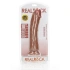 Big realistic dildo Real Rock Curved 10" mocha [6]