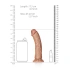 **Ver. new Realistic dildo Real Rock Curved 6" mocha [5]
