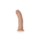 **Ver. new Realistic dildo Real Rock Curved 6" mocha