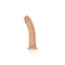 Real Rock Curved 7" Mocha Realistic Dildo