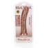 Realistic dildo Real Rock Curved 8" mocha [6]